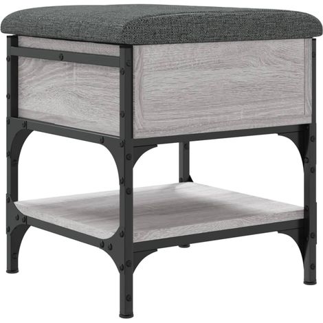 Maison Exclusive - Schuhbank Grau Sonoma 42x42x45 cm Holzwerkstof