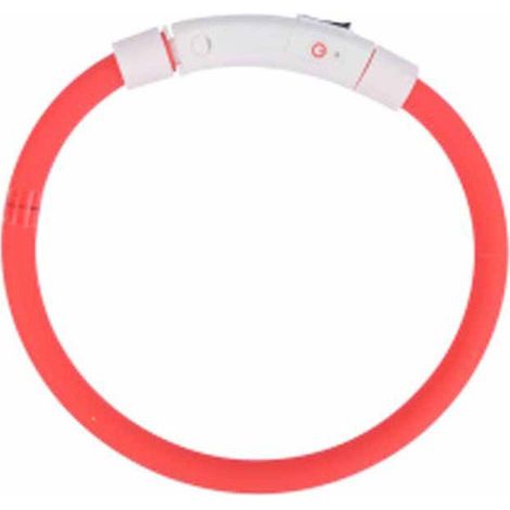 Collier pour Chien "USB & Waterproof" 70cm Rouge (1/2)