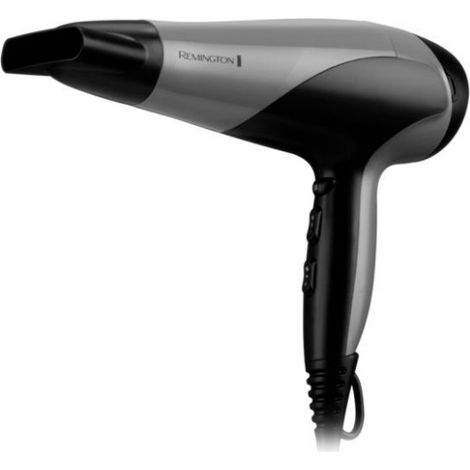 Remington D3190S Asciugacapelli 2200 W Ionico 2 velocita' 3 temperature Concentratore e Diffusore inclusi colore Nero