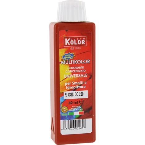 COLORANTE UNIVERSALE ml. 40 col. Nero ossido 30RL 12.00 pz