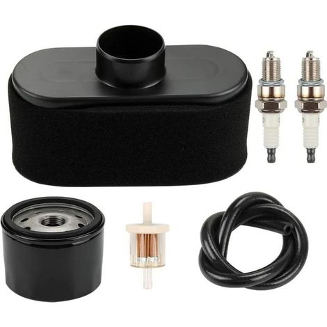 Ensemble de filtre à air avec pré-filtre à huile et bougie d'allumage pour moteur 4 temps de rechange Kawasaki FR651V FR691V FR730V FS481V FS541V FS600V FS651V FS691V FS730V. (1/5)