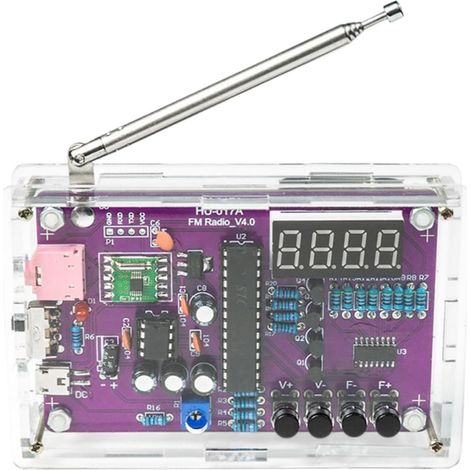 Kit Radio DIY à Monter Soi-même pour Soudure, Circuit FM Projet Électronique Éducatif, Accessoires et Outils de Soudage Inclus, Apprentissage Stem pour Débutants (1/5)