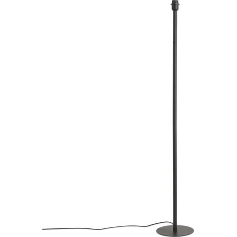 QAZQA Stehlampe schwarz ohne Schirm - Simplo
