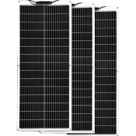 Kit de panneaux solaires, haute efficacité, design flexible, 300W Panneau solaire (1/2)