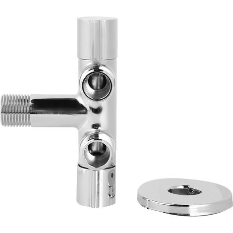 Raccord Robinet Bidet en Cuivre - Valve d'Angle T-Forme - Double Sortie avec Double Interrupteur - Pour Installation Encastrée - 1 Pièce (1/5)