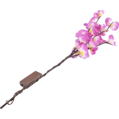 Luminaire Branches Orchidée - 20 LED Blanc Chaud - 77 cm - Alimentation Sur Piles AA - IP44 - Décoration Intérieure Extérieure (1/5)