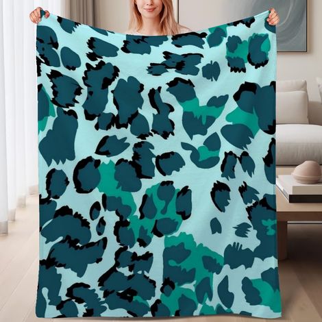 Couverture de lit en polaire, microfibre douce et confortable légères printemps-été, décoration de chambre, cadeau pour femmes et hommes, 6080 pouces (1/4)