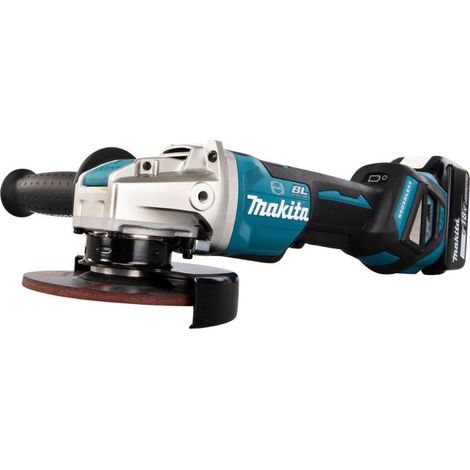 Meuleuse Ø 125 mm 2x5Ah 18V LXT ®MAKITA DGA519RTJ1 en MAKPAC + X-Lock (1/5)