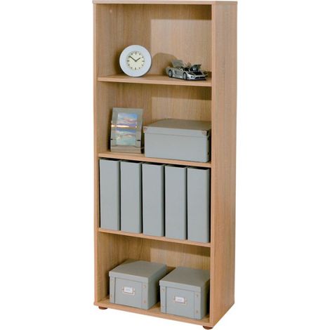 Étagère 4 Niveaux "Delnice" 145cm Chêne Sonoma (1/3)