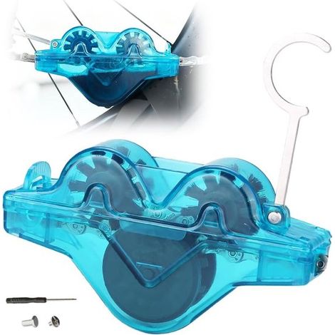 Pulitore per catena, pulizia catena, spazzola per catena da bicicletta, pulitore per catena per biciclette, catena da bicicletta, pulitore per catena da bicicletta, pulizia catena, pulizia facile (1/5)