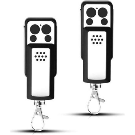 2 Télécommandes pour Motorisation de Portail – Compatible Avidsen 114253, 104257, 104250 – Design Compact à Glissière, 4 Canaux, Signal Stable, Clonage Facile (1/4)