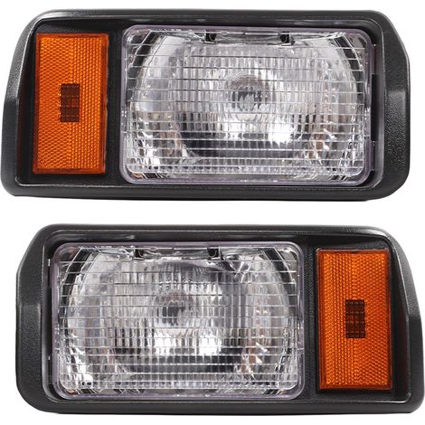 Phares avant x2 101988002 Ultra Lumineux Remplacement Compatible Club Car DS 1993 et plus (1/5)