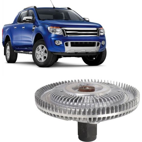 Embrague automático de ventilador metálico para motores Ford Ranger turboalimentados de 2.2L y 3.2L