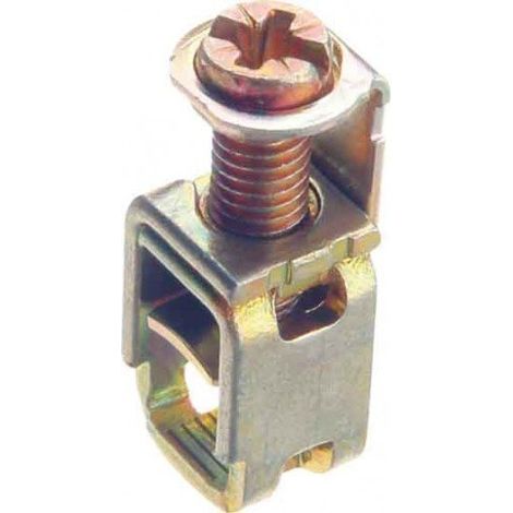 abrazadera de cable hager l4187chro acero cromado 10 piezas