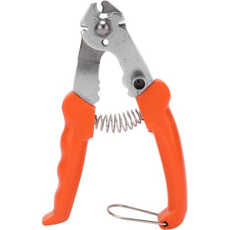 Hochleistungs-Fahrradkabelschneider, Speichenschneider für Innen- und Außenspeichen, orange und gelb (1/5)