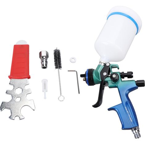 Pistolet de Peinture de Peinture Gun Handgun Piping Buzzle Kit pour G1 4 4000B, Pneumatique Papet Tasse Pipe de Buse Tasse Kit de Lavage Premium (1/5)