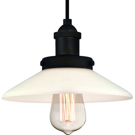 One-Light Pendant Abigail Bronze and Frosted Glass (1/4)