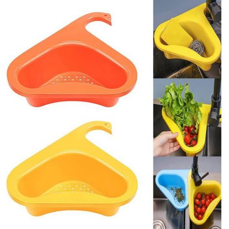 Panier De Vidange - Forme Cygne - Égouttoir Suspendu Pour Évier Cuisine - Pour Fruits Et Légumes - Lot De 2 (1/5)