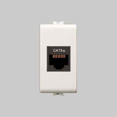 Presa telefonica rj45 'easy' cat 5e utp - bianco EC ELETTROCANALI (1/2)