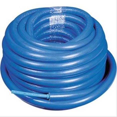 Tube PER gainé isolé bleu Ø12 - longueur 50 m