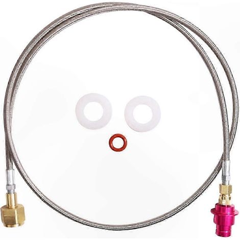 Tuyau de raccordement rapide pour adaptateur CO2 CGA320 pour machine à soda DUO TERRA ART (1/5)