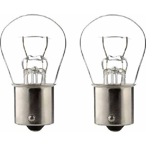 2x ampoule 12V 10W BAU15S simple filament ergots décalés voiture moto universel