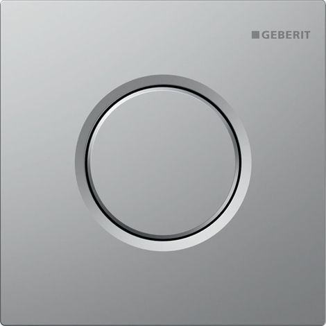 Geberit - Plaque de déclenchement pneumatique pour urinoir, type 01, chrome mat 116.011.JQ.5