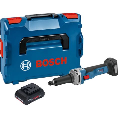 Bosch GGS 18V-23 LC Smerigliatrice diritta professionale a batteria 18 V senza spazzole + 1x batteria ricaricabile ProCORE 4,0 Ah + L-Boxx - senza caricabatterie