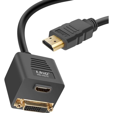 Adaptateurs vidéo : HDMI mâle vers DVID femelle et HDMI femelle. (1/5)