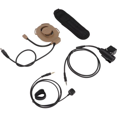 Einseitiges Motorrad-Audio-Headset, Militärhelm mit eingebautem Mikrofon und 3,5-mm-Klinkenanschluss für Mobiltelefone (U94). (1/5)