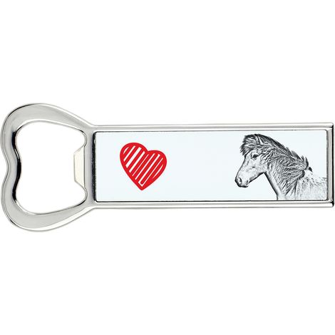 Apribottiglie con cavallo islandese, apribottiglie personalizzato per frigorifero, regalo unico per uomo di Art-Dog (1/5)