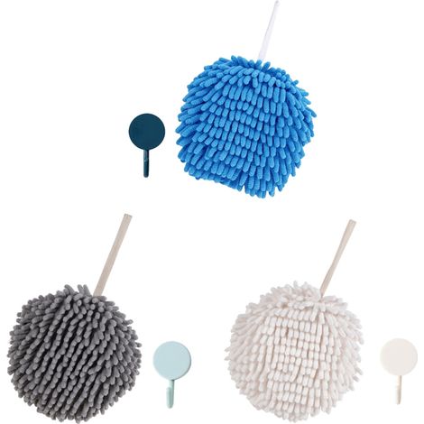 Ensemble de 3 serviettes douces et multifonctionnelles pour absorber la transpiration et la graisse (1/5)