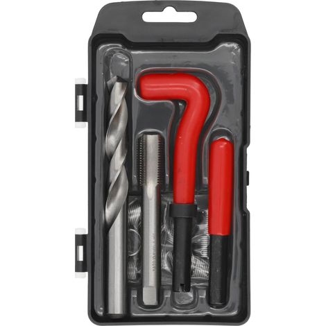 Yato YT-17687, Set de reparación de roscas M14 x 1,5, ideal para mantenimiento de vehículos y reparación de piezas mecánicas.