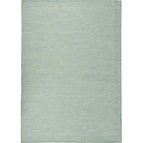 FIMEI Tapis à tissage plat d'extérieur 200x280 cm Turquoise (1/5)