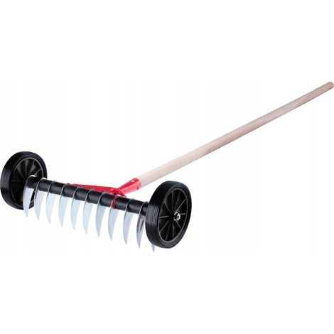 KADAX Rasenlüfter mit Rädern, mit Stiel, 148 cm