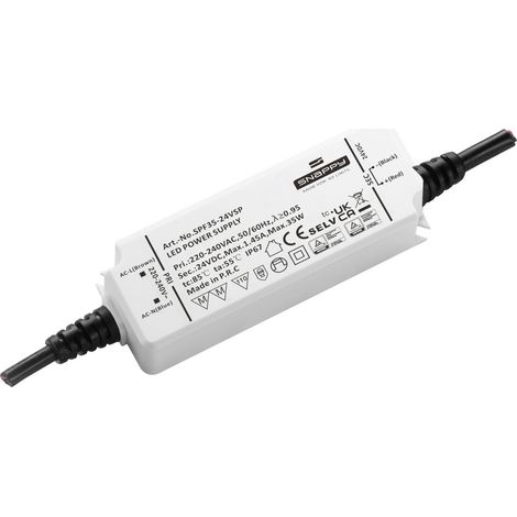 Dehner Elektronik SPF 35-24VSP LED-Trafo, LED-Treiber Konstantspannung 35 W 1.4 A 24 V Möbelzulassu