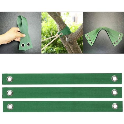 Lot de 3 bandes brise-vent en nylon pour arbres, idéales pour les jardiniers. (1/4)