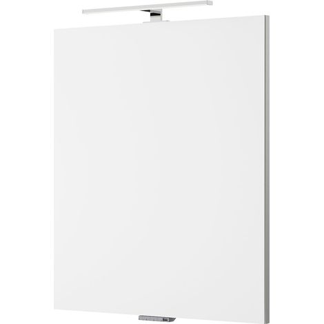 Badezimmer Spiegel, 60cm breit, mit LED Beleuchtung VILLATORO-66, B/H/T ca. 60/70/3,2 cm (1/5)