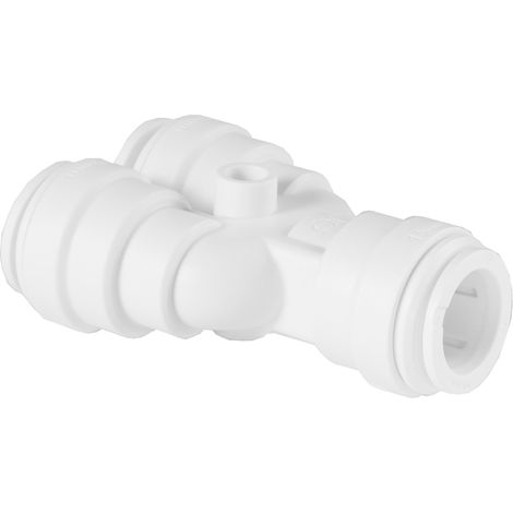 John Guest 15mm Two Way Y Connector Pipe Fitting Push Fit - 3 Pack
