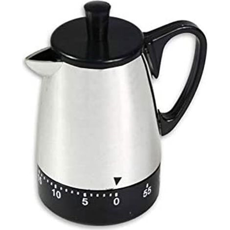 Timer da Cucina 55 Minuti Meccanico Manuale Orologio contaminuti analogico con Allarme sonoro