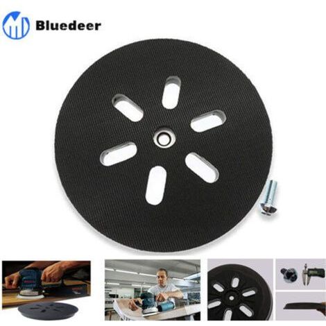 Bluedeer – Plateau de ponçage 150 mm – Pour ponceuses Bosch GEX 150 AC, PEX 15 AE, GEX 150 Turbo – Fixation Velcro – Ponçage plat et polissage (1/5)