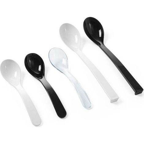 Cuillère À Salade - San Plastic - Résistant Jusqu'à 80 °C - 335 Mm - Noir - 1 Pièce (1/3)