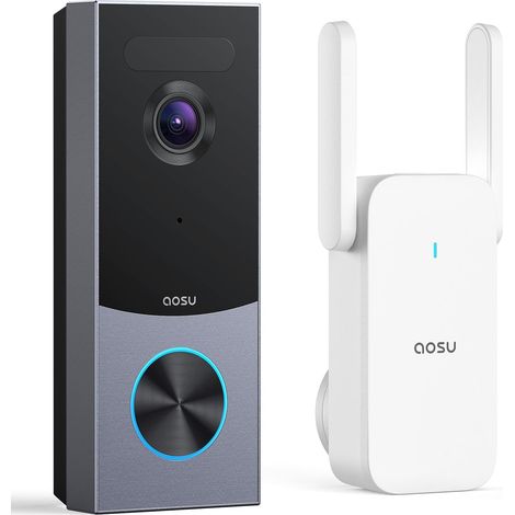 3K Wireless Doorbell with Waterproof Camera with PIR Radar Battery (1/5)