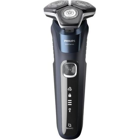 Afeitadora Philips Shaver Series 5000 S5885/10 Rotación Recortadora Negro, Azul (1/5)