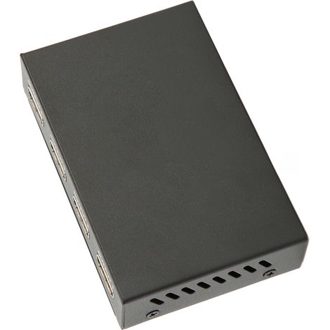 Répartiteur HDMI 1 Entrée 4 Sorties 4K 60Hz, Duplicateur Écran avec Alimentation 100‑240V EU