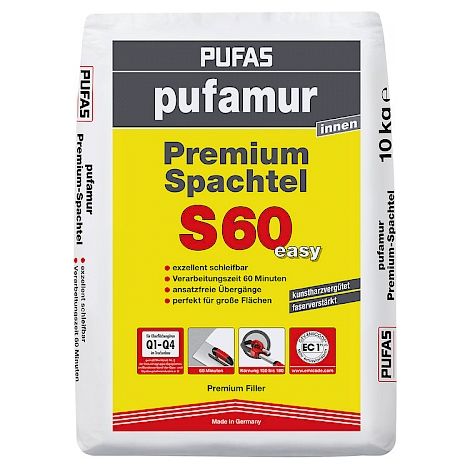 Pufas pufamur Premium-Spachtel S60 easy 25kg 32406000