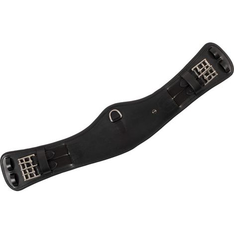 70 CM, Nero: Sottopancia da dressage sagomato in cuoio con fodera neoprene