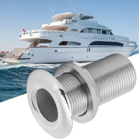 Sortie de vidange de fosse septique marine, vidange des eaux usées, évent de ventilation, bouchon d'orifice, acier inoxydable 1 pouce (1/5)