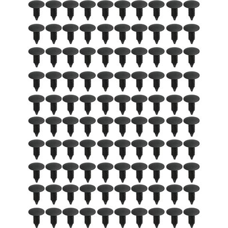 Eosnow Plastikverschluss Nietklammern & Stoßstangenhalter 100 PCs Nylon Autokörper (1/5)