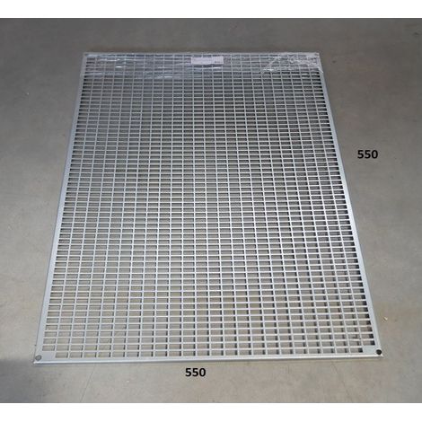 Platine métallique perforée 550x550mm acier galvanisé pour coffret 600x600mm GISSEY
